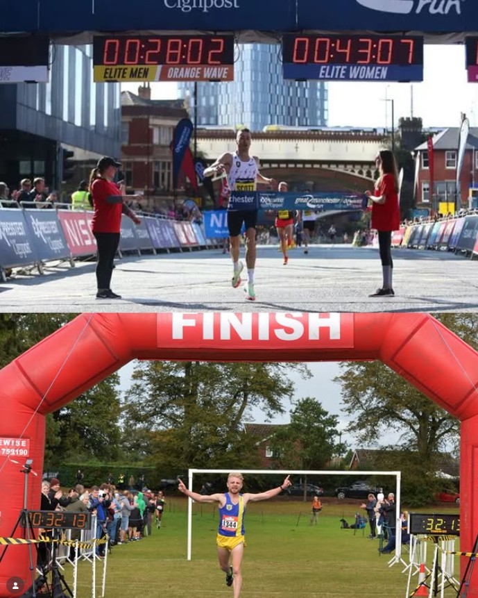 Marc and Jamie winning races